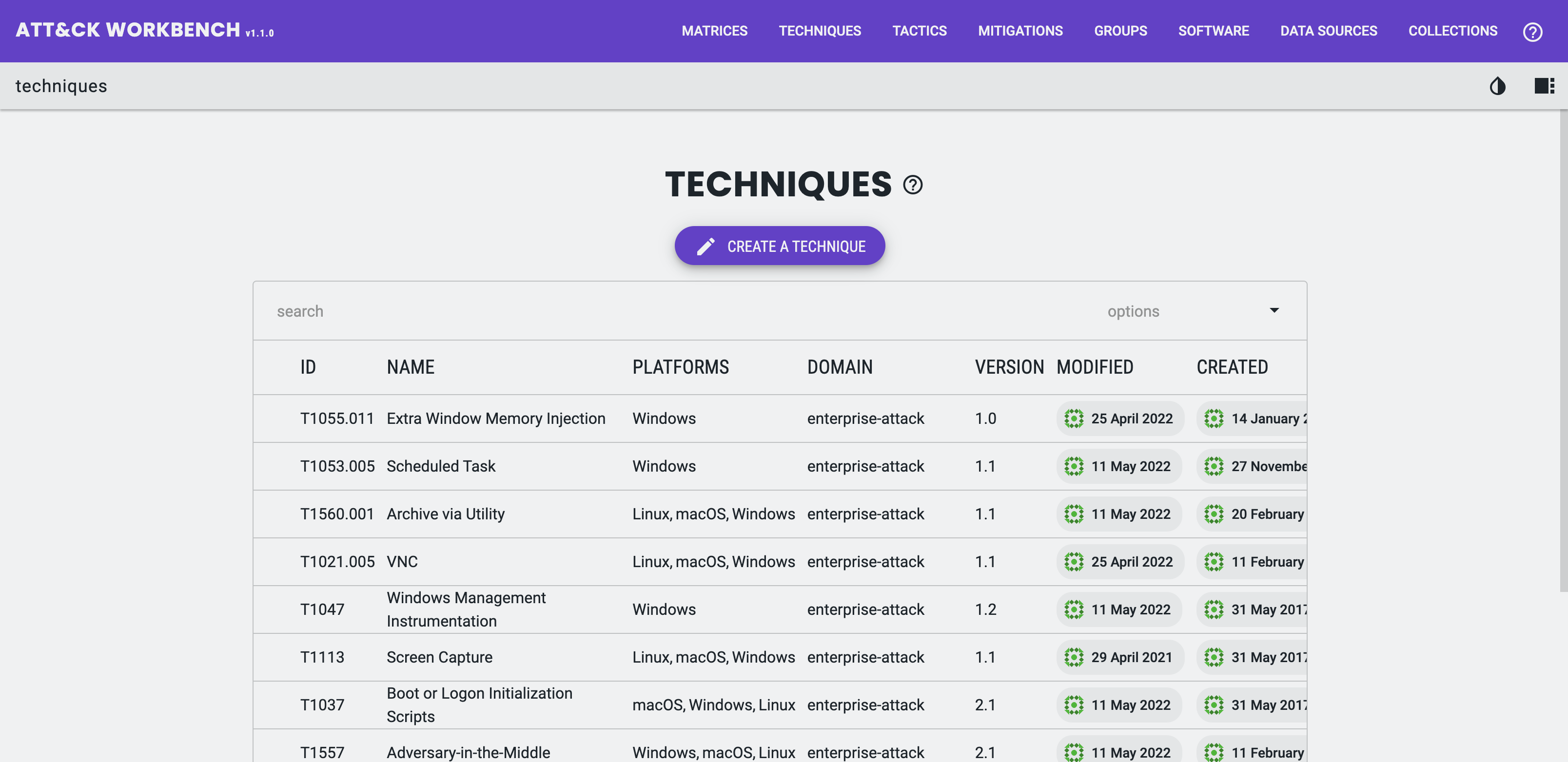 ATT&CK Workbench Imported Workbench Technique ATT&CK Workbench Imported Workbench Technique