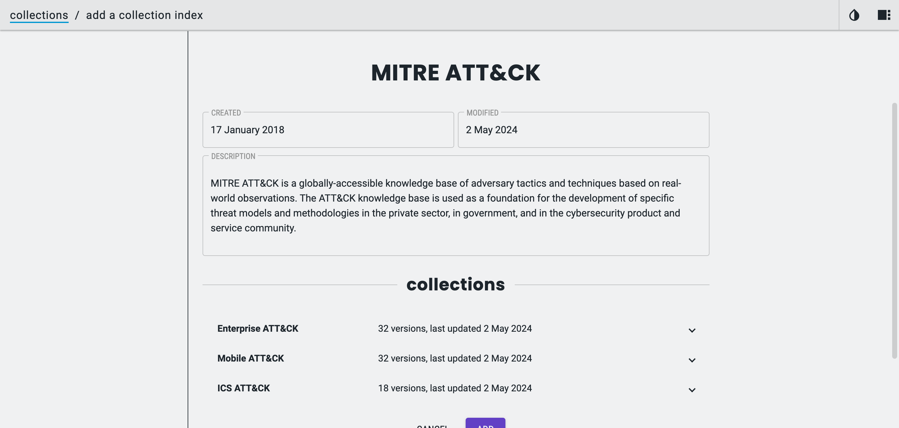 ATT&CK Workbench Imported ATT&CK Workbench Imported