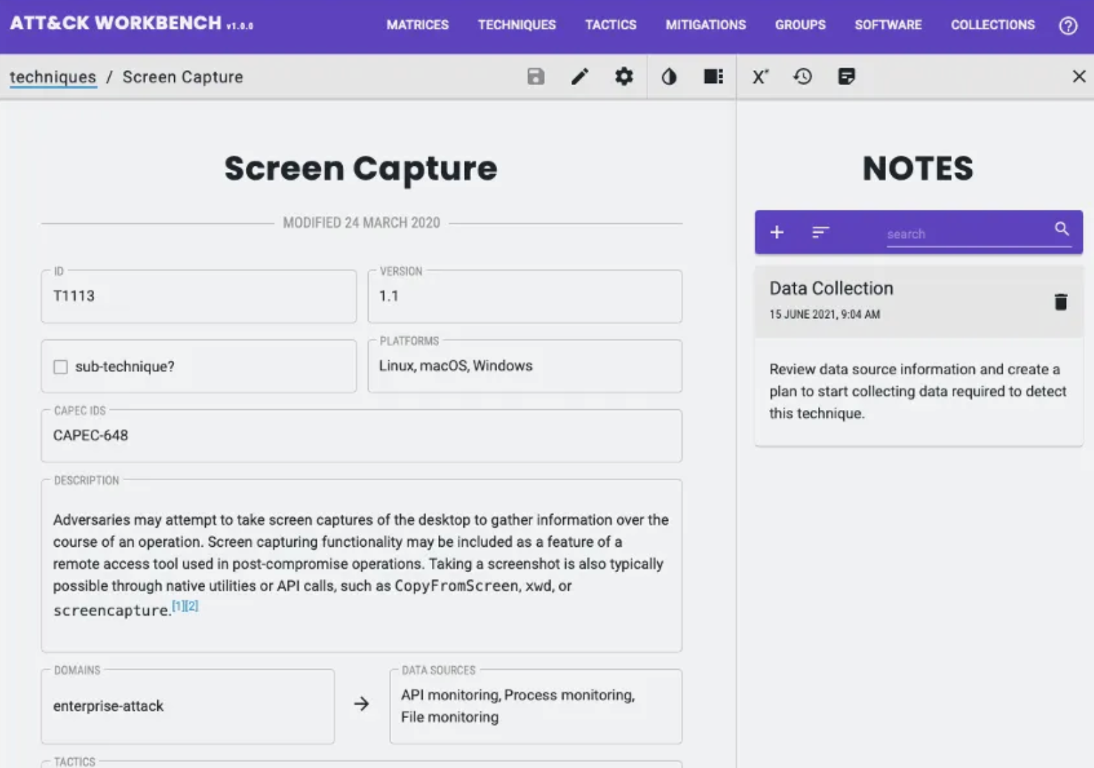 ATT&CK Workbench Annotating Techniques ATT&CK Workbench Annotating Techniques