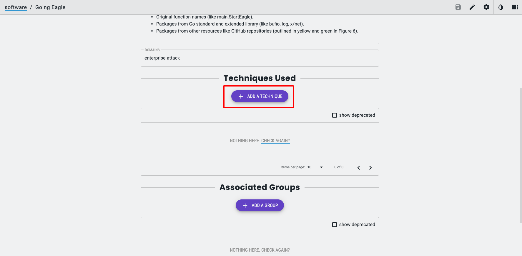 ATT&CK Workbench Popping Eagle Technique ATT&CK Workbench Popping Eagle Technique